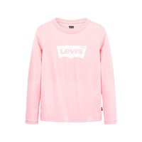 Levi's 李维斯 女童针织长袖T恤 芍药粉 110