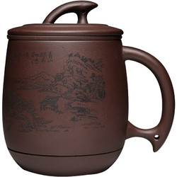 ZNNITAOGE 尊泥陶阁 紫砂杯茶 4件 375ml