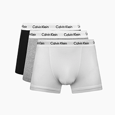 CALVIN KLEIN 凯文克莱 U2662 内裤男平角短裤三条