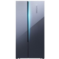 补贴购：SIEMENS 西门子 KX50NA43TI 对开门冰箱 变频无霜 502L 晨雾灰