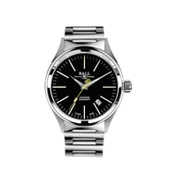 BALL 波尔 战火勇士系列 NM2188C-S2-BK 40mm 男士机械手表 黑盘 银色不锈钢表带 圆形