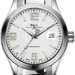 BALL 波尔 工程师升级系列 NM2026C-S4CAJ-SL 40mm 男士机械手表 银盘 银色不锈钢表带 圆形