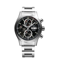 BALL 波尔 战火勇士系列 CM1090C-S1J-BK 43mm 男士机械手表 黑盘 银色不锈钢表带 圆形
