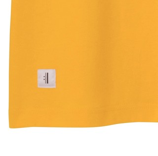 GU 极优 新世纪福音战士联名系列 男士纯棉宽松T恤GU326262000 亮黄色S