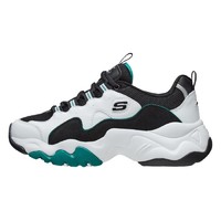 SKECHERS 斯凯奇 D'lites 3.0 女士跑鞋 12955/WGRN 黑白绿 36