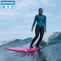 迪卡侬旗舰店冲浪服女潜水服加厚大码保暖隔热穿脱方便sbt 8329500 黑色 L