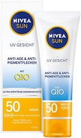 NIVEA 妮维雅 SUN 脸部专用防晒霜 ，抗衰老，防色素沉淀，SPF50（1 x 50毫升）