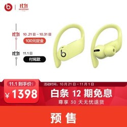 Beats Powerbeats Pro 完全无线高性能耳机 真无线蓝牙运动耳机 活力黄