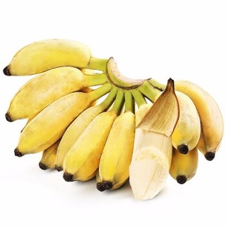 红美人香蕉 红皮香蕉 新鲜当季水果 小米蕉 芭蕉 小米蕉约2.5kg *2件