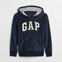 Gap 盖璞 男童撞色连帽衫