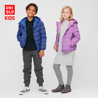 优衣库 童装 轻型保暖WARM PADDED连帽外套 433242 UNIQLO