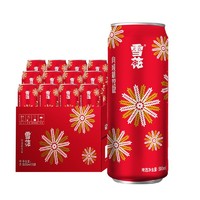 88VIP：雪花啤酒 喜庆红罐 8度 500ml*12听