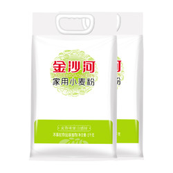 金沙河 家用家庭小麦粉白面 5KG*2包 *5件 +凑单品