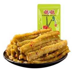 鸽鸽 葱香味 青汁豆角干 500g