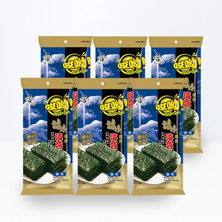 旺旺 哎呦浪味海苔10g*6 原味海苔脆