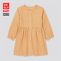 UNIQLO 优衣库 婴儿/幼儿 法兰绒连衣裙