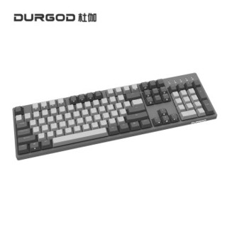 DURGOD 杜伽 TAURUS K320 机械键盘 (Cherry银轴、深空灰)