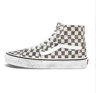 VANS 范斯 SK8-Hi 中性运动帆布鞋 VN0A4U16HQE 黑白棋盘格 35