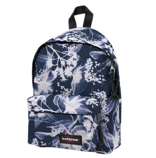 EASTPAK 依斯柏 女士欧美印花拉链双肩包EK04397P 蓝粉色小包