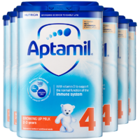 Aptamil 英国爱他美 婴幼儿配方奶粉 4段 800g 6罐装