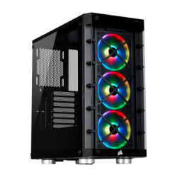 CORSAIR 美商海盗船 iCUE 465X RGB 机箱 黑色