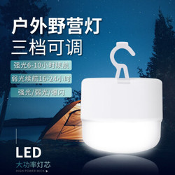 菲莱仕充电灯家用停电应急灯灯泡夜市地摊灯照明led户外帐篷露营灯 强光长续航