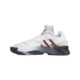 adidas 阿迪达斯 Originals Streetball 中性休闲运动鞋 EF6990 白黑/酒红 37