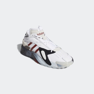 adidas 阿迪达斯 Originals Streetball 中性休闲运动鞋 EF6990 白黑/酒红 37