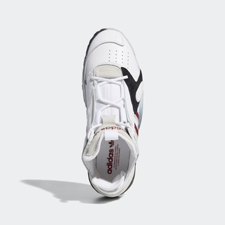 adidas 阿迪达斯 Originals Streetball 中性休闲运动鞋 EF6990 白黑/酒红 37