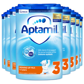 88VIP：Aptamil 爱他美 幼儿配方奶粉3段 800g*8罐