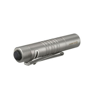 OLIGHT傲雷 小型强光手电筒迷你便携式家用户外防水尾按双档照明I5T系列 钛丨限量版