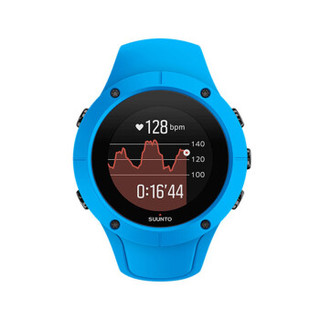 颂拓Suunto Spartan斯巴达系列Trainer酷跑精钢光电心率运动手表 蓝色Blue