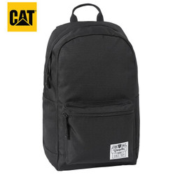 CAT美国卡特双肩包潮流背包潮牌帆布包休闲包户外包  黑色  83735