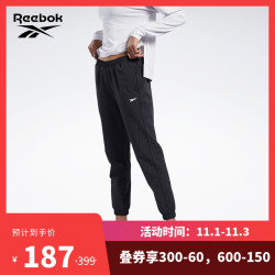 Reebok锐步官方运动健身TS COMM WOVEN PANT女子长裤FT0798