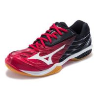 Mizuno美津浓男女款室内综合羽毛球鞋 WAVE CLAW 71GA191562 红色/黑色 41