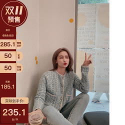 钱夫人家 甜糯淑女名媛 名媛风针织外套