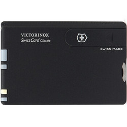维氏VICTORINOX瑞士军刀 瑞士卡（10种功能）黑色磨砂面0.7133 *3件