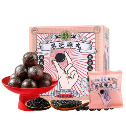 老金磨方 黑芝麻丸 蜂蜜芝麻丸 14丸 126g *3件