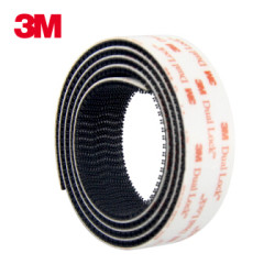 3M Dual Lock蘑菇搭扣 VHB背胶尼龙扣带家居装修装饰 照片墙免钉 2.5毫米*0.25米 2条装 *4件