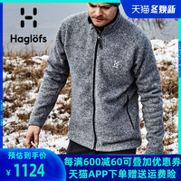 Haglofs火柴棍户外运动男款秋冬加厚保暖舒适抓绒衣603381 亚版 2C5正黑色 XL