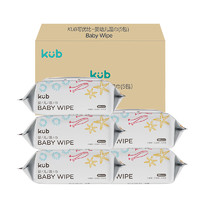 KUB 可优比 婴儿手口专用湿巾 80抽*5包 *2件
