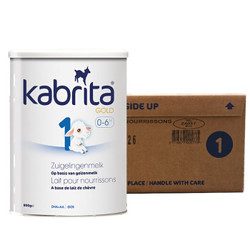 进口超市 佳贝艾特（Kabrita） 婴儿配方羊奶粉1段 (0-6月) 800g/罐 6罐箱装金装版荷兰原装进口
