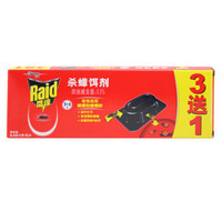 Raid 雷达 杀蟑饵剂 （3+1片）+榄菊 电热蚊香片（不含器） 30片