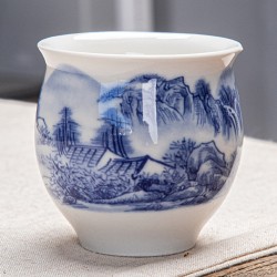 厨什汇 双层陶瓷杯 多款可选