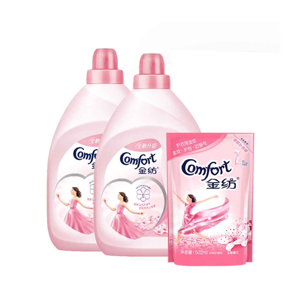 金纺樱花衣物护理剂4lx2 补充装