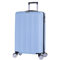 瑞界（SWISSALPS）拉杆箱20英寸行李箱男女竖纹登机箱密码旅行箱子SA-18001A马卡蓝