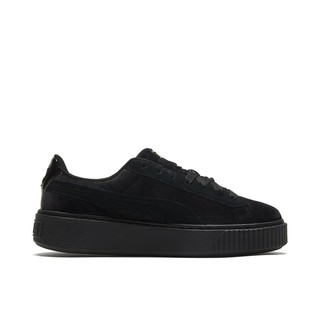 PUMA 彪马 PLATFORM VELVET 女士休闲运动鞋 37393501 黑色