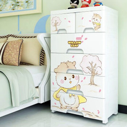 虔生缘（CHANSUNRUN）宝宝衣柜简易收纳盒塑料抽屉式收纳柜储物柜婴儿童柜子衣物整理箱