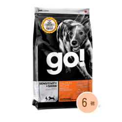 Go! 犬粮 美毛护肤系列三文鱼全犬粮 6磅 *2件