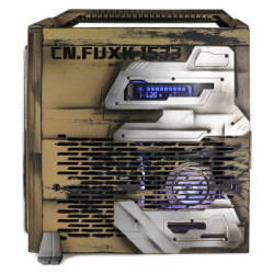 FUXK 银欣米罗8 战地之鹰定制MOD版 便携HTPC迷你Mini-ITX电脑机箱支持ITX主板/SFX电源/手提把